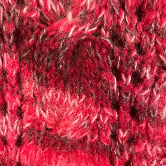 Fabulous vintage retro handmade Alpaca blend buttoned cape - Picture 3 of 4